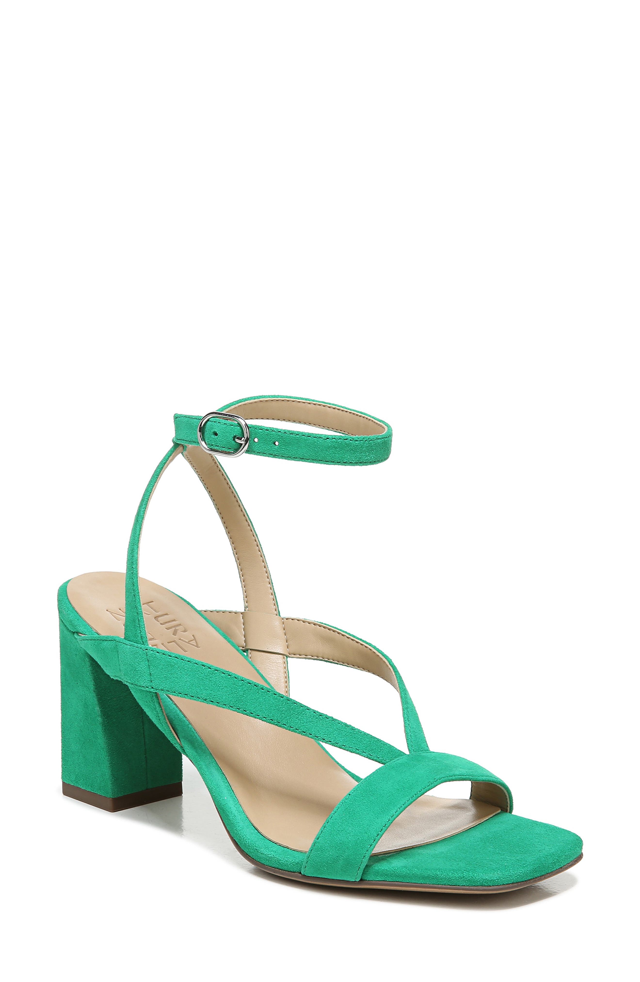 green low heels