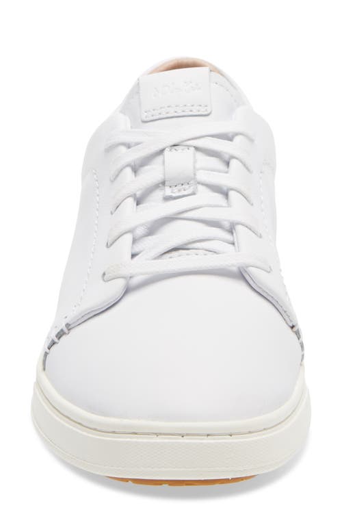 Shop Olukai Pehuea Li 'ili Convertible Sneaker In White/white Leather