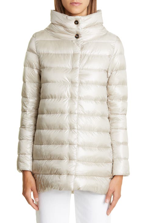 STELLA MCCARTNEY Kayla belted quilted faux leather hooded coat