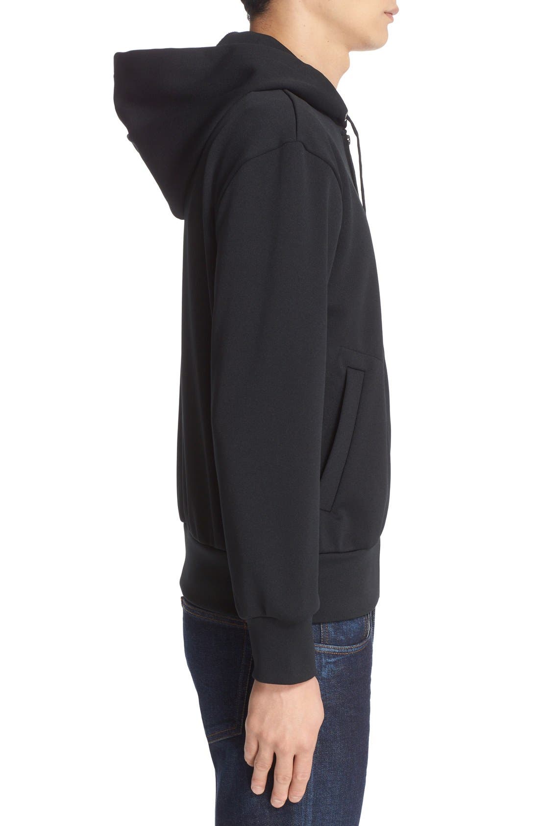comme des garcons play blue hoodie