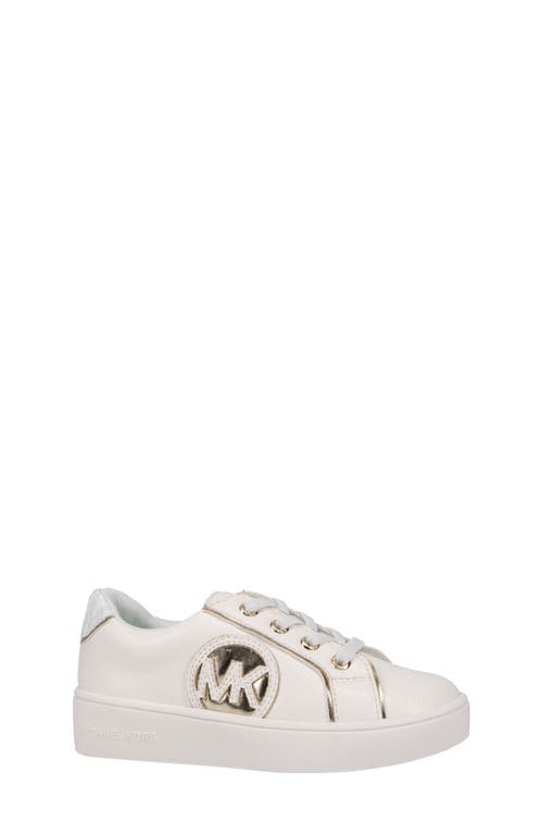 Shop Michael Michael Kors Kids' Jem Sneaker In White