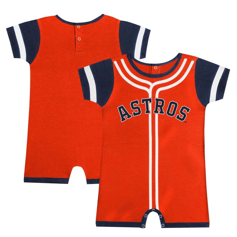 Outerstuff Babies' Infant Fanatics Branded Orange Houston Astros Fast Pitch Romper