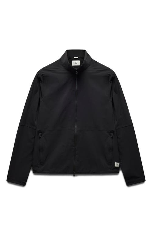 Reigning Champ Stretch Nylon Team Jacket In Black