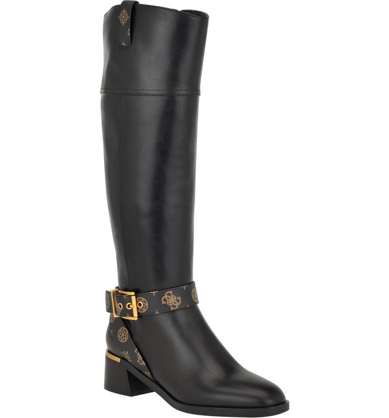 GUESS Eveda Knee High Riding Boot (Women) | Nordstrom
