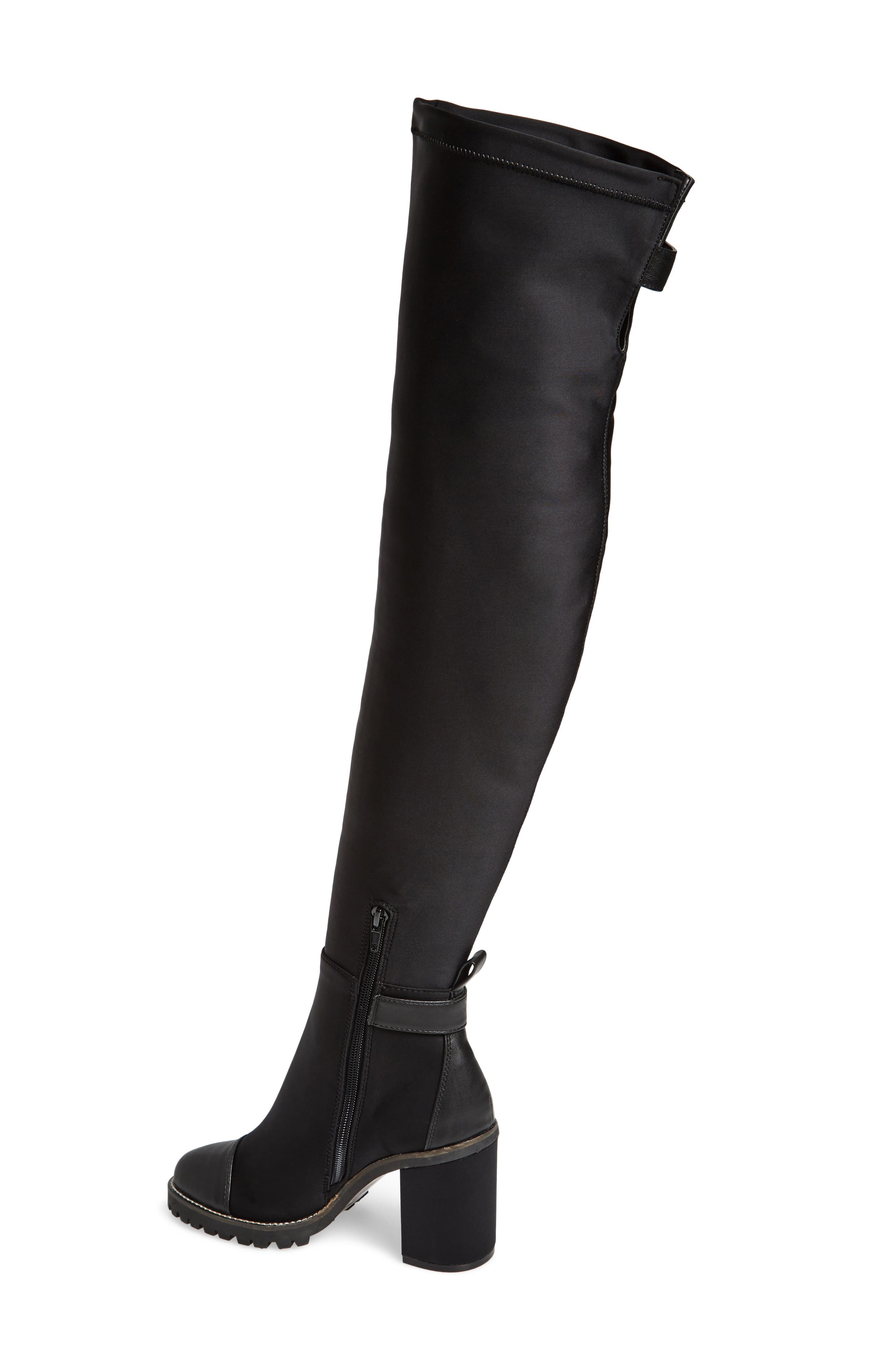 jerry over the knee lug sole boot