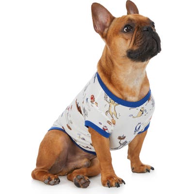 Bedhead Pajamas Print Dog Nightshirt, White
