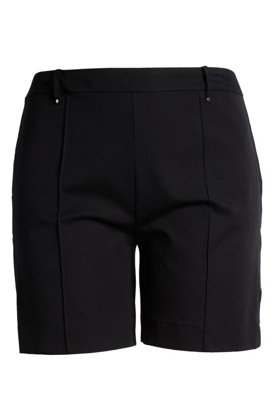 Shop Lyssé Amanda Stretch Twill Shorts In Black