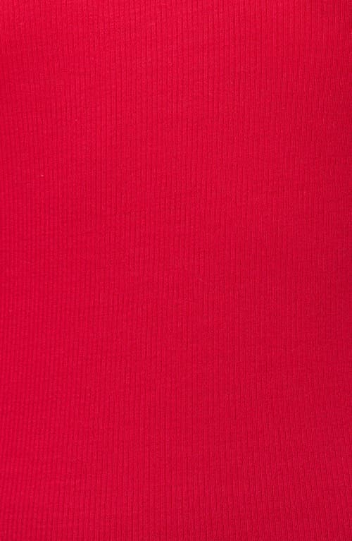 The Standard Stitch The Spaghetti Strap Midi Dress In Red
