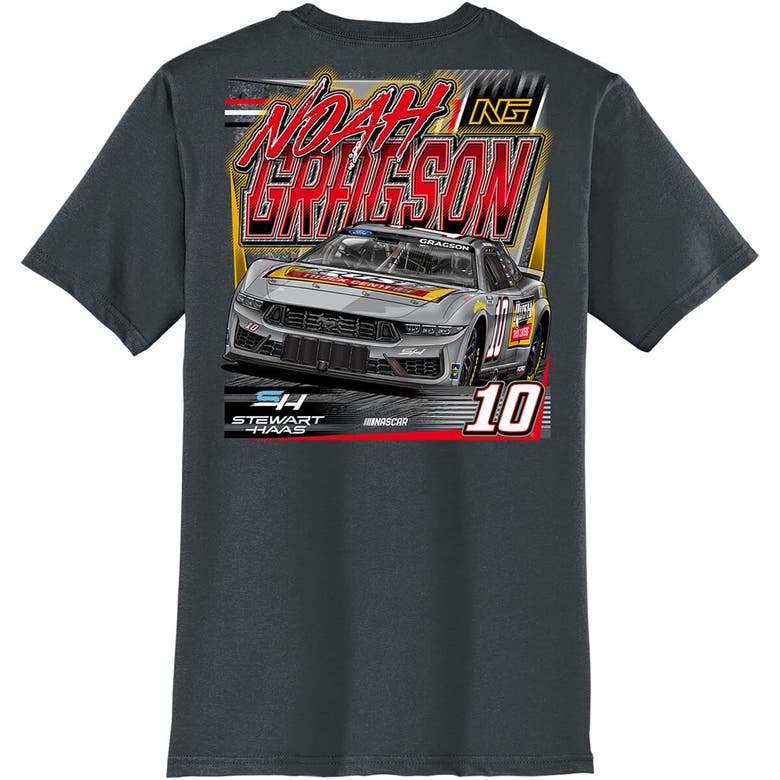 Shop Stewart-haas Racing Team Collection  Charcoal Noah Gragson Rush Truck Centers Car T-shirt