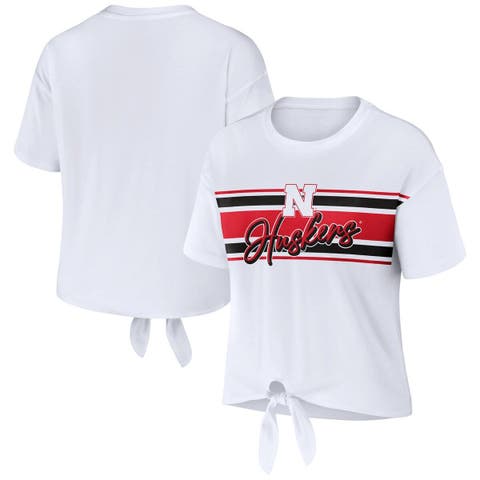 New Era Women's Cleveland Guardians White Gameday Pinstripe Tank Top