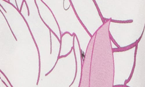 La Fiorentina Abstract Ruana In Purple