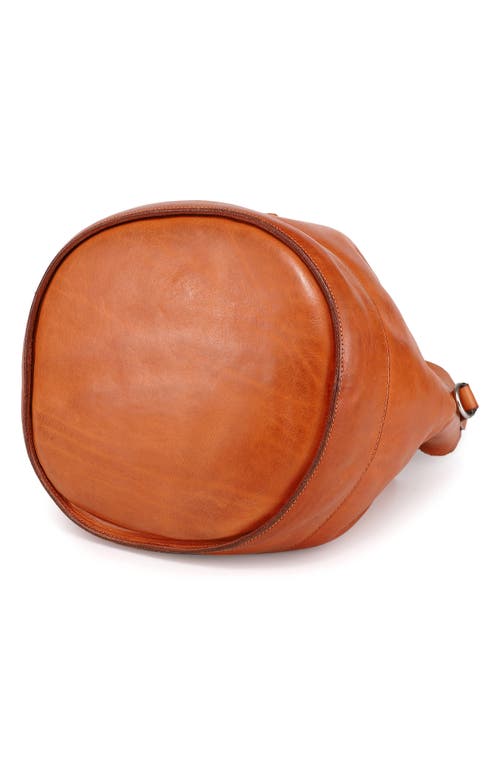 Old Trend Lily Shoulder Bucket Bag In Caramel