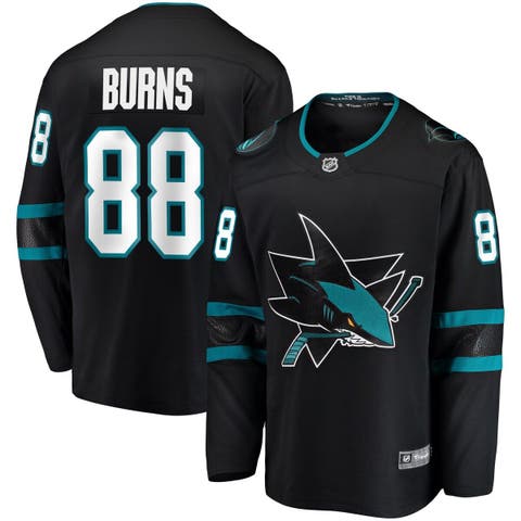 Brent Burns San Jose Sharks adidas 2020/21 Reverse Retro Name & Number T- Shirt - Gray