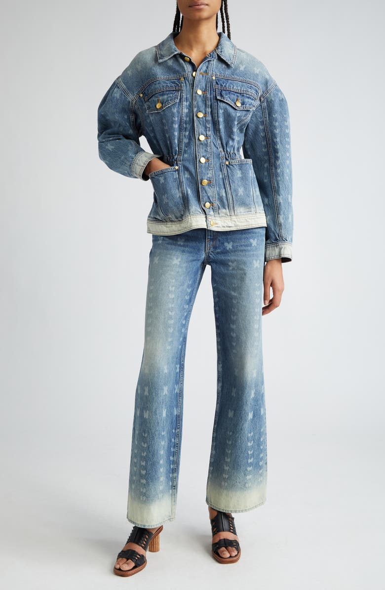 Ulla Johnson Odette Puff Sleeve Denim Jacket | Nordstrom