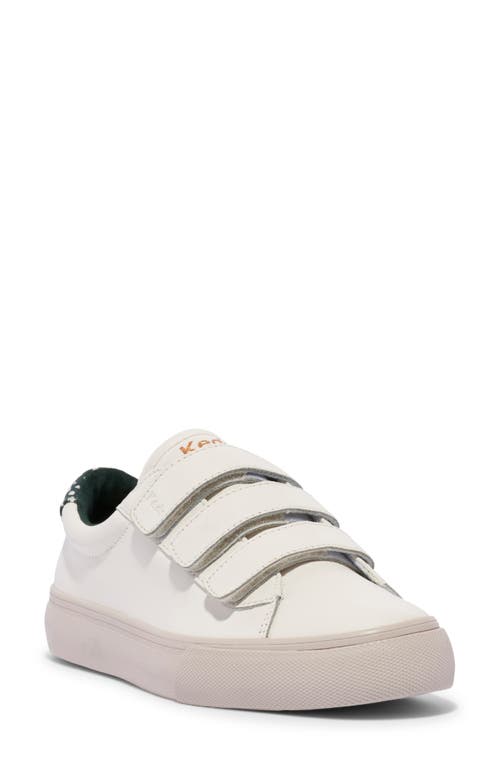 Keds ® Jump Kick Sneaker In Egret/dark Grey Leather