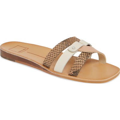 Dolce Vita Cait Slide Sandal, White