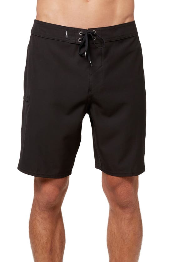 O'neill Hyperfreak Solid Board Shorts In Black