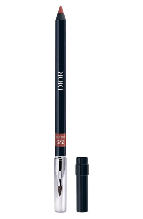 Shop Dior Rouge  Contour Lip Liner In 229 Rose Spice