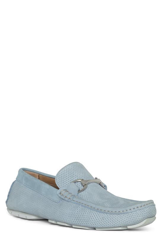 Donald Pliner Textured Horsebit Loafer In Sky