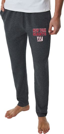 CONCEPTS SPORT Men's Concepts Sport Charcoal New York Giants Resonance Tapered  Lounge Pants