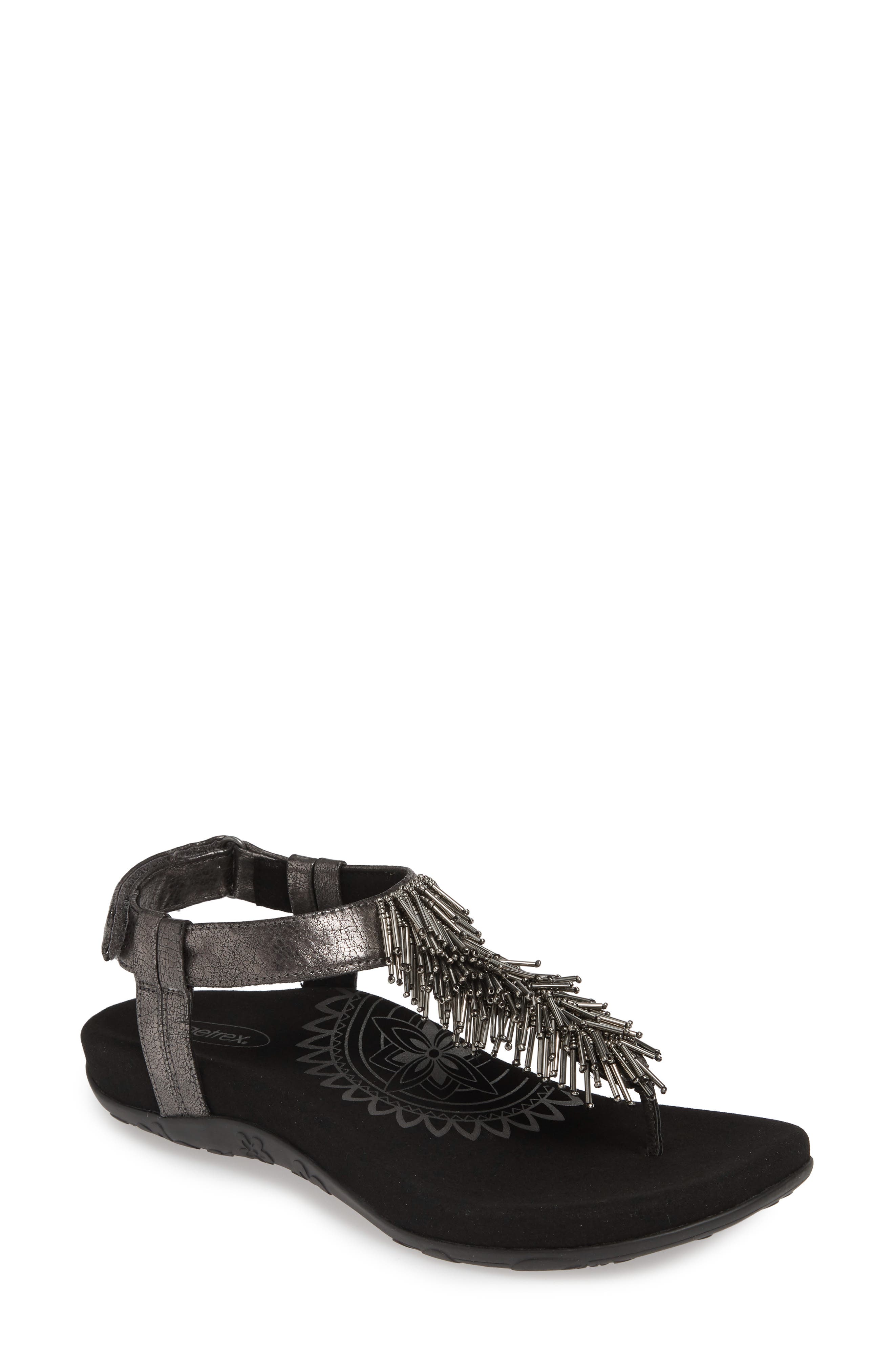 aetrex portia sandal