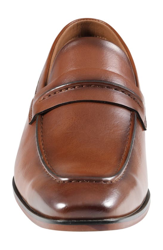 Tommy Hilfiger Men's Steran Slip On Dress Loafers In Medium Brown