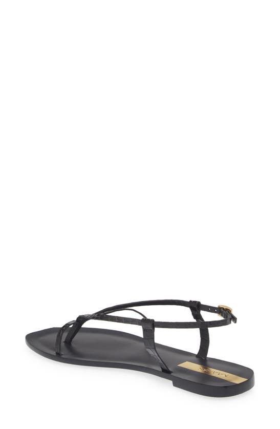 Shop Kaanas Cristobal Slingback Sandal In Onyx