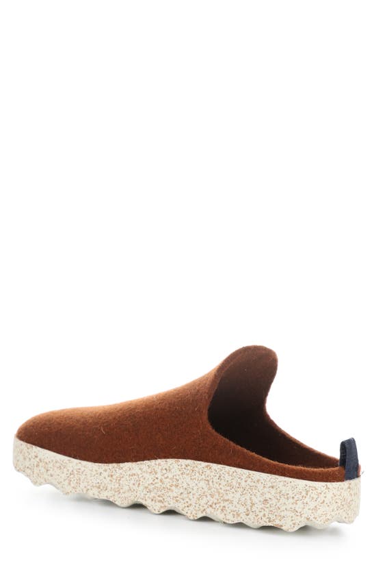Shop Asportuguesas By Fly London Come Slip-on Sneaker Mule In Brown Tweed/ Felt