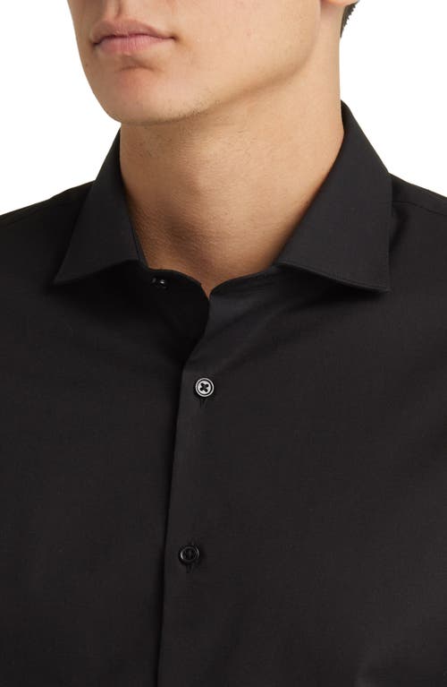 NORDSTROM NORDSTROM EXTRA TRIM FIT STRIPE TECH-SMART COOLMAX® NON-IRON DRESS SHIRT