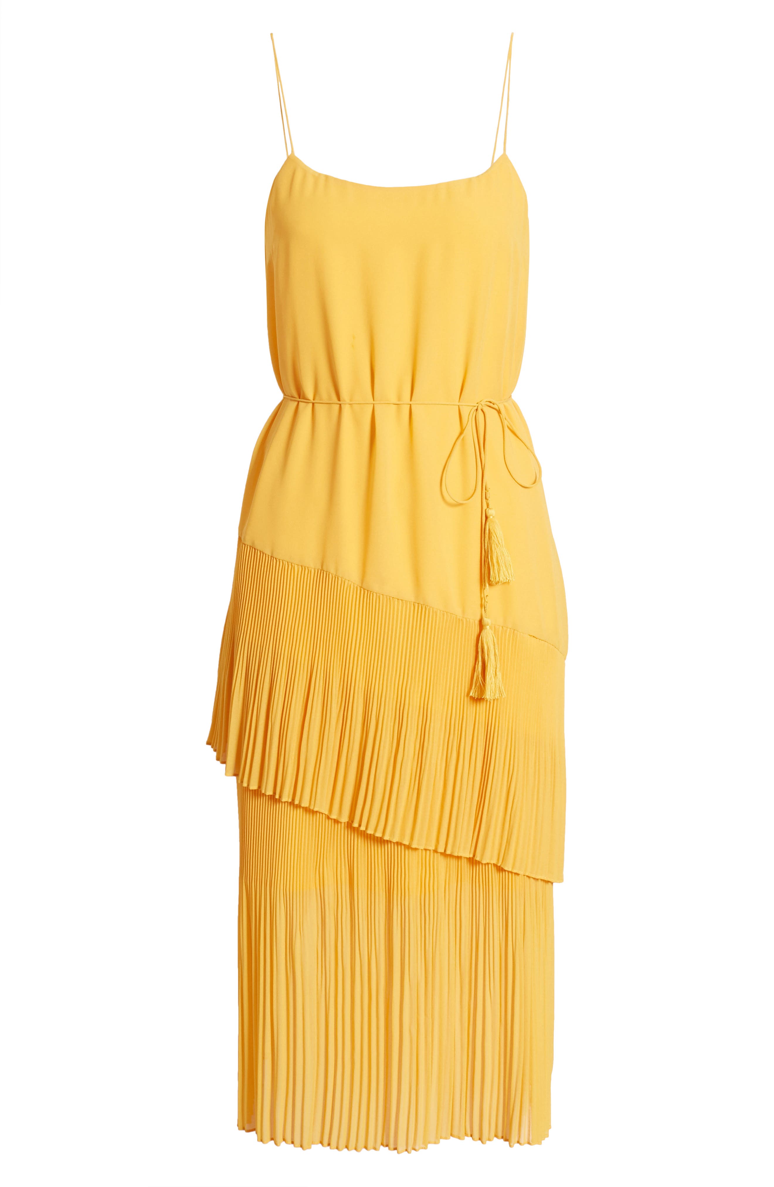 chelsea28 ruffle midi dress