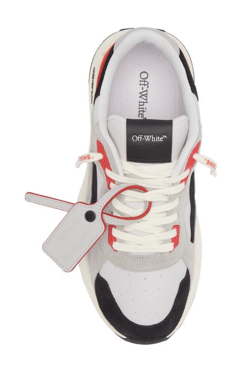 Shop Off-white Kick Off Sneaker In Light Grey - Red