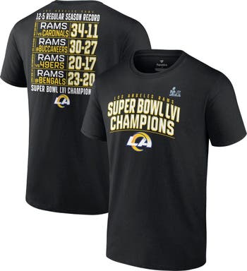 Fanatics Men's Branded Black Cincinnati Bengals Vs. Los Angeles Rams Super  Bowl LVI Matchup Tickets Please T-shirt - Macy's