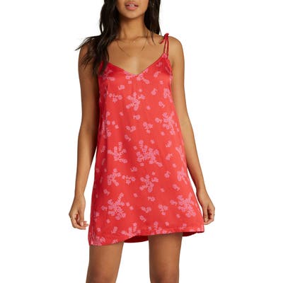 Billabong Night On The Run Minidress, Red