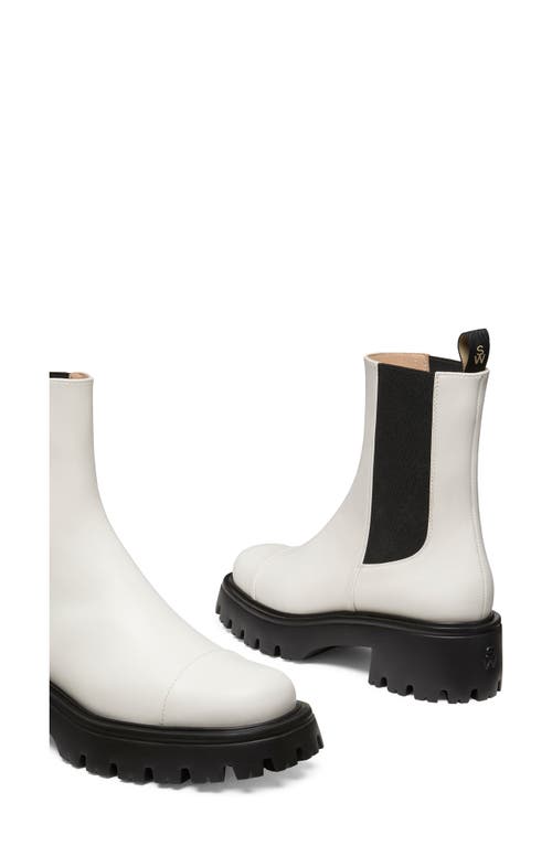 Shop Stuart Weitzman Emerson Chelsea Boot In Cream.