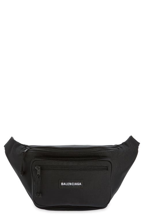 Balenciaga Explorer Belt Bag in Black at Nordstrom