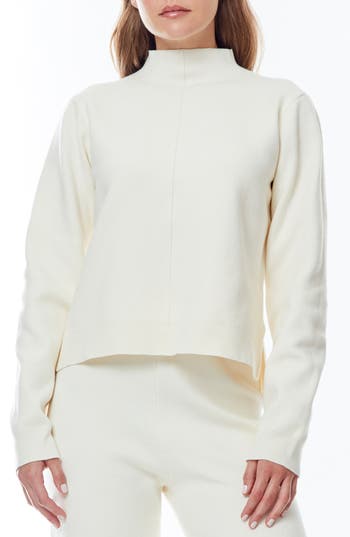 By Design Dani High-low Sweater In Gardenia