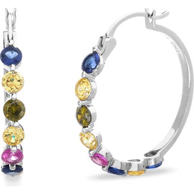 Les Michele Multicolor Hoop Earrings