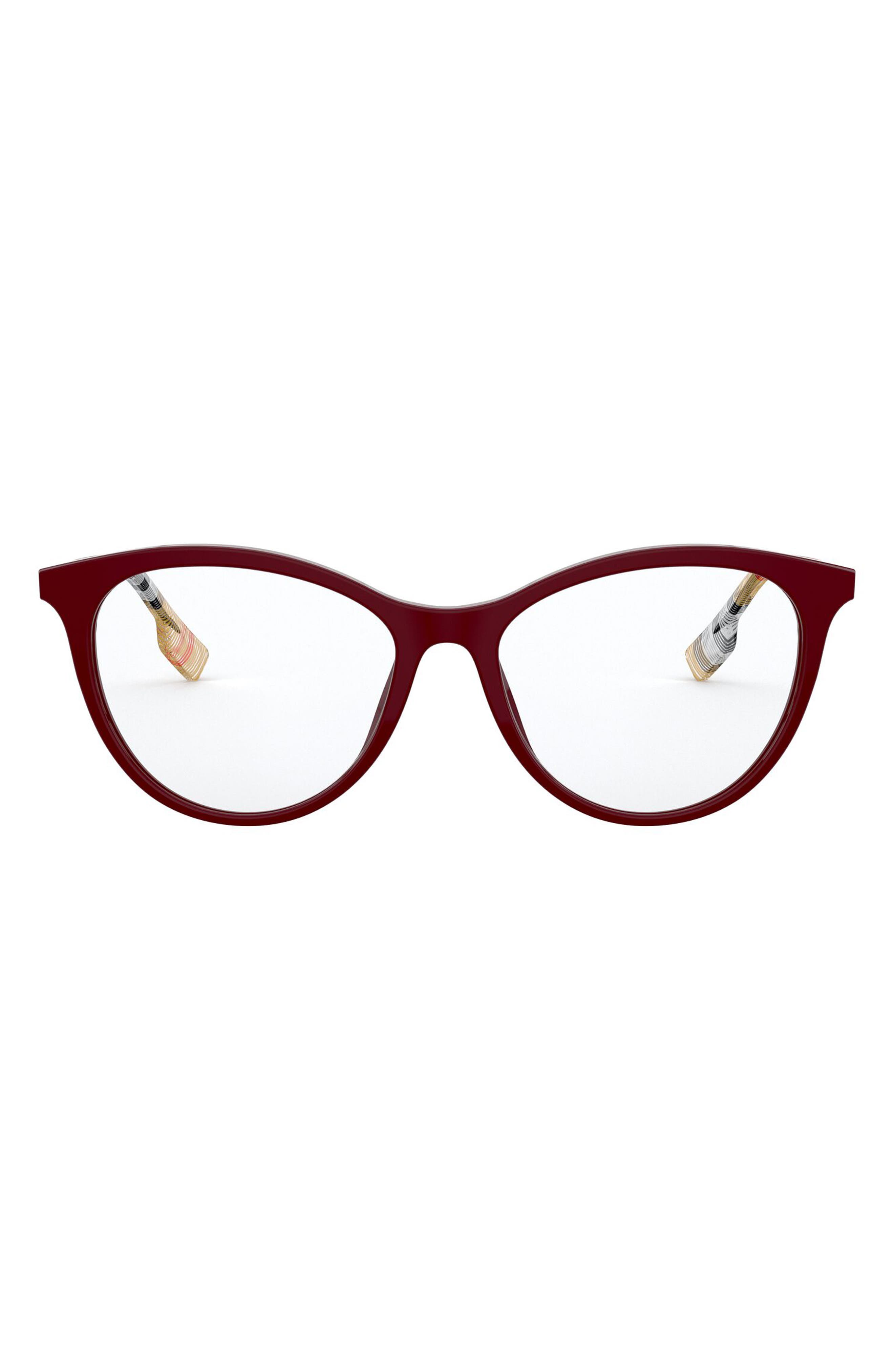 53mm cat eye optical glasses burberry