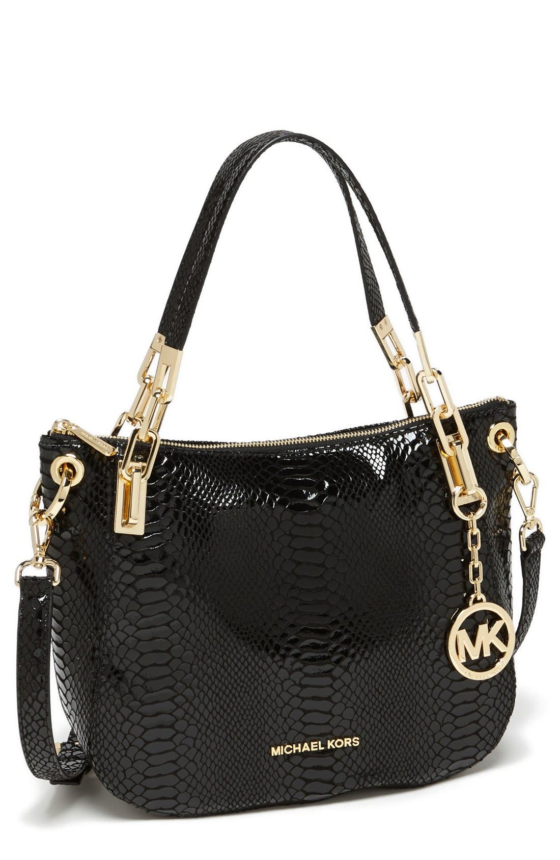 MICHAEL Michael Kors 'Brooke Medium' Leather Shoulder Bag Nordstrom