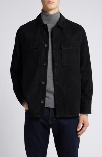 Nordstrom Suede Button Up Shirt Jacket Nordstrom