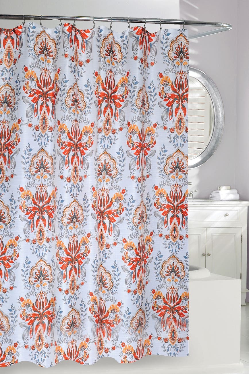 Moda At Home | Leaf Motif Shower Curtain - Multi | Nordstrom Rack