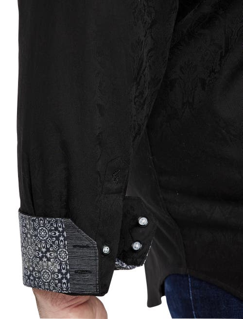 Robert Graham Highland Sport Shirt In Black