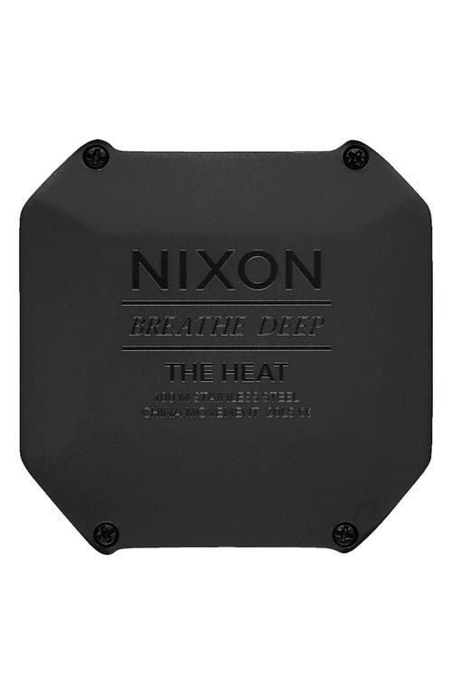 NIXON NIXON HEAT DIGITAL RUBBER STRAP WATCH 