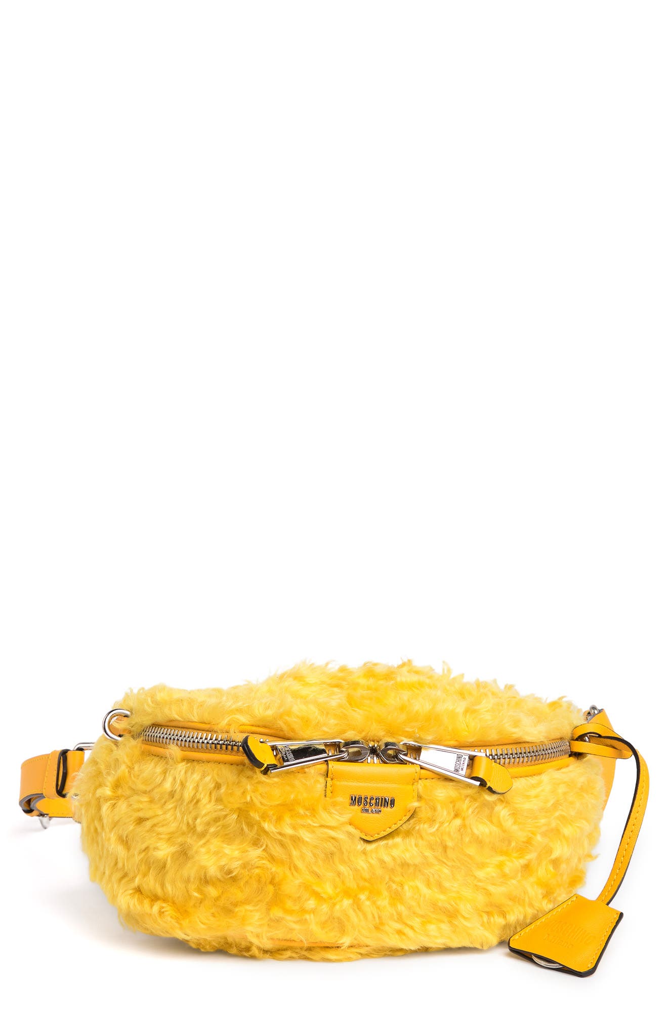 faux fur fanny pack
