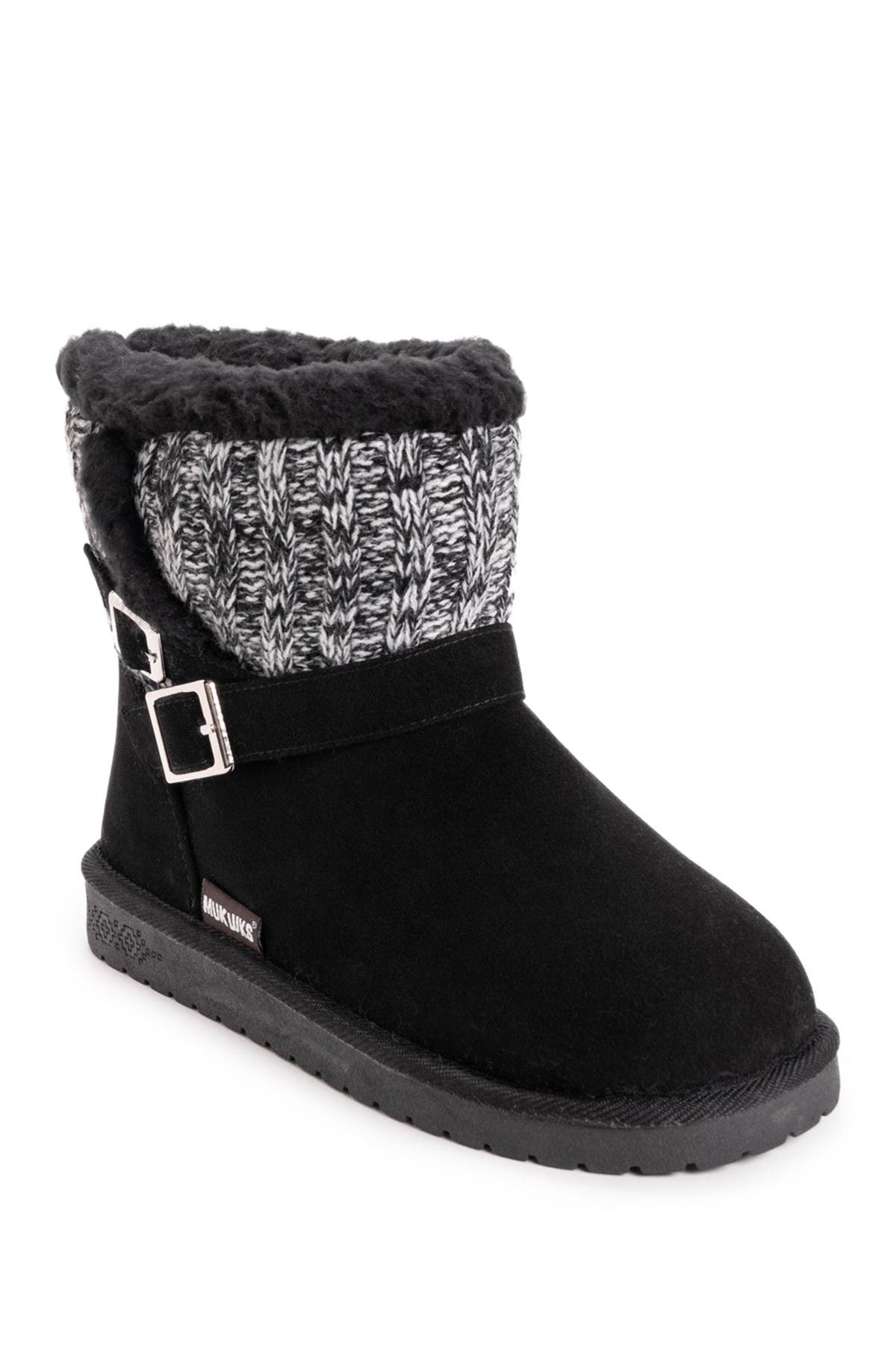 muk luks faux fur boots