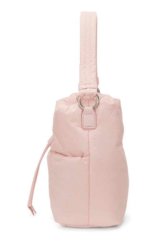 Shop Oryany Small Pillow Nylon Bucket Bag In Baby Pink