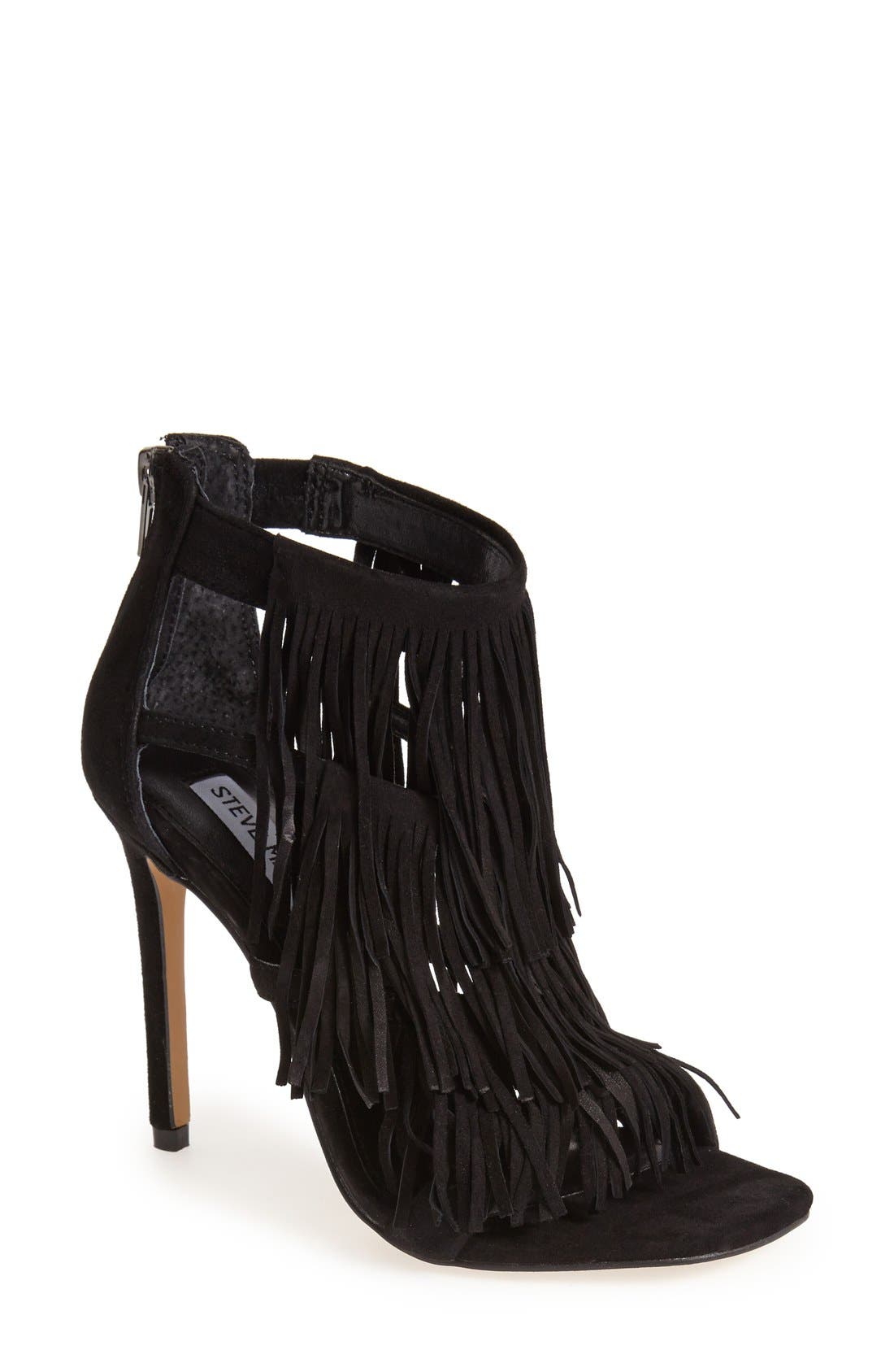 steve madden fringe heels