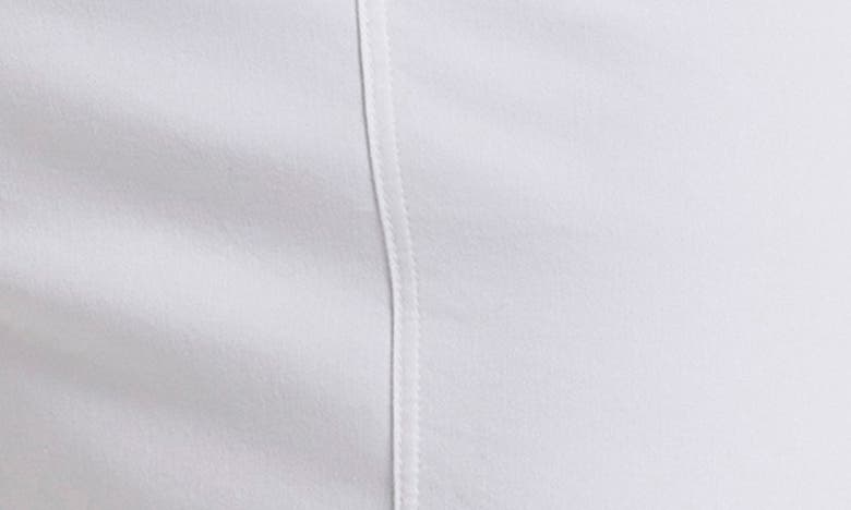 Shop Nydj Hollywood Pencil Denim Skirt In Optic White