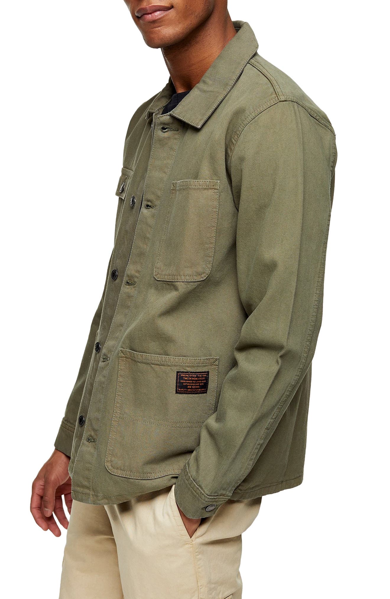 game denim chore coat