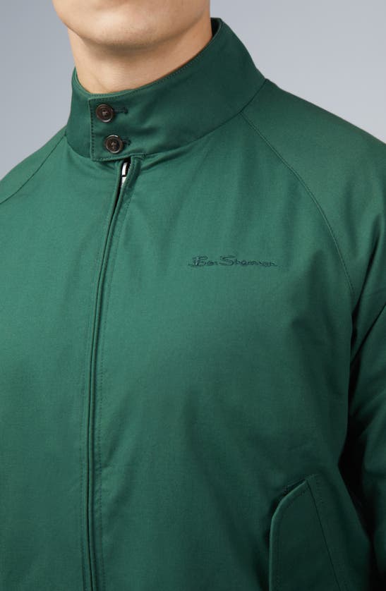 Shop Ben Sherman Signature Harrington Jacket In Green